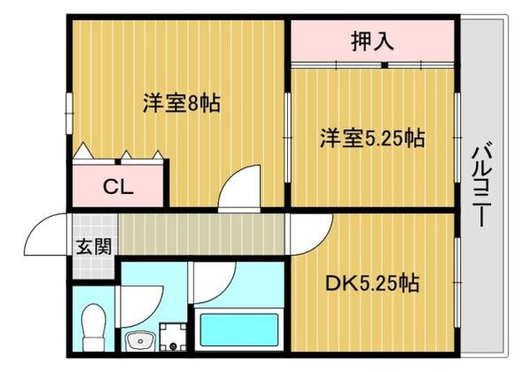 ハピネス太平の物件間取画像